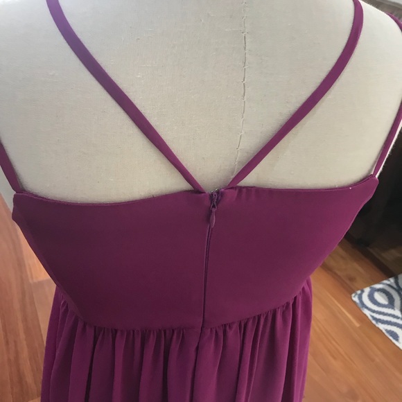 🌿London Times Purple Ruffle Dress - Picture 4 of 5